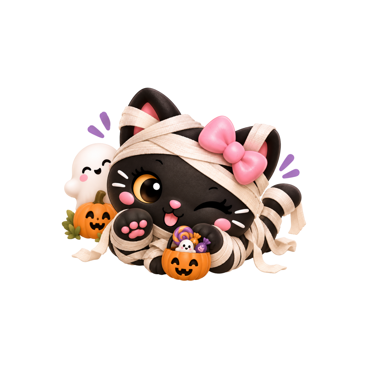 Koko Mini Bun 3-Sticker Pack
