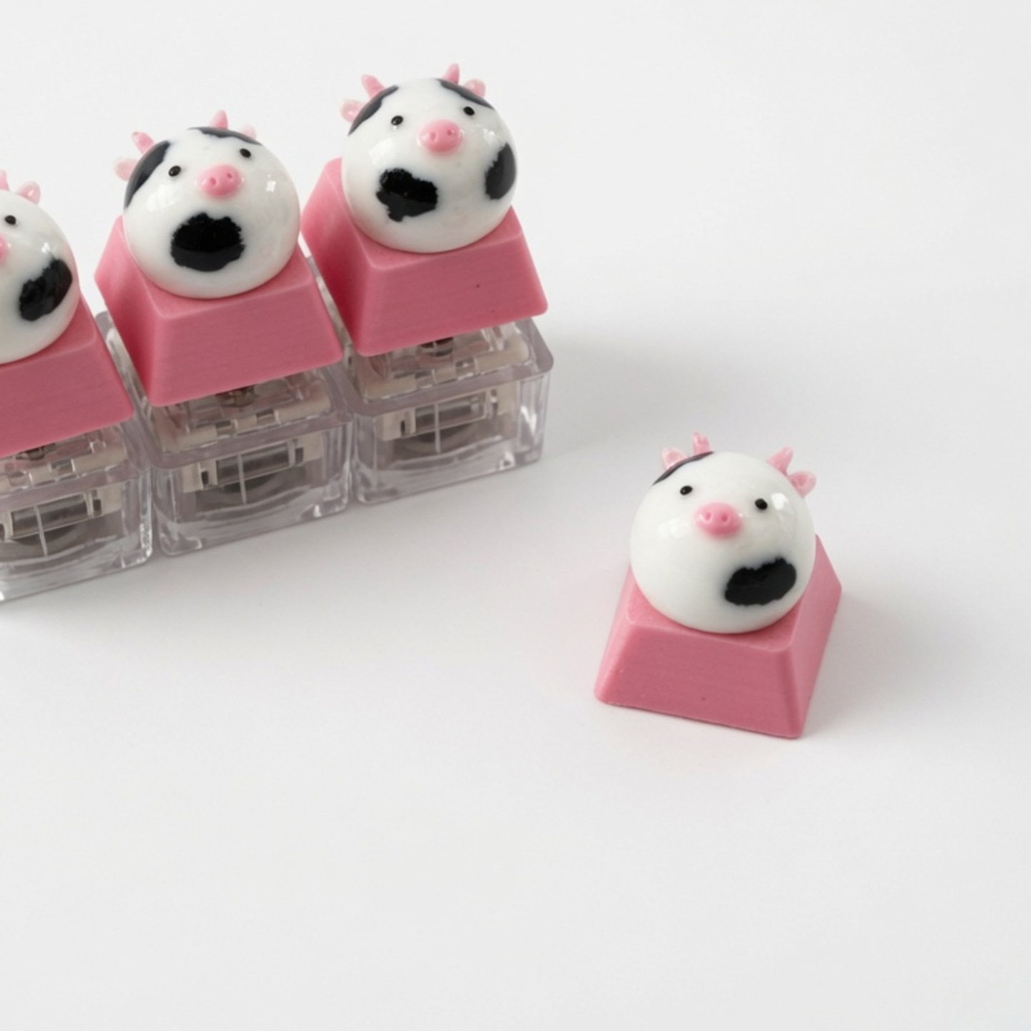 Mini Bun Squad Click & Glow Keychain