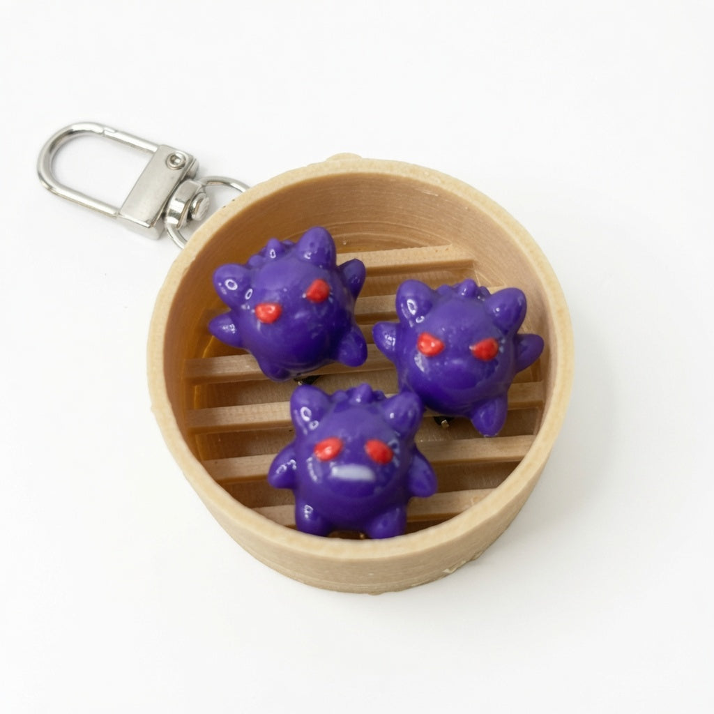 Build Your Own Dim Sum Clicker Keychain