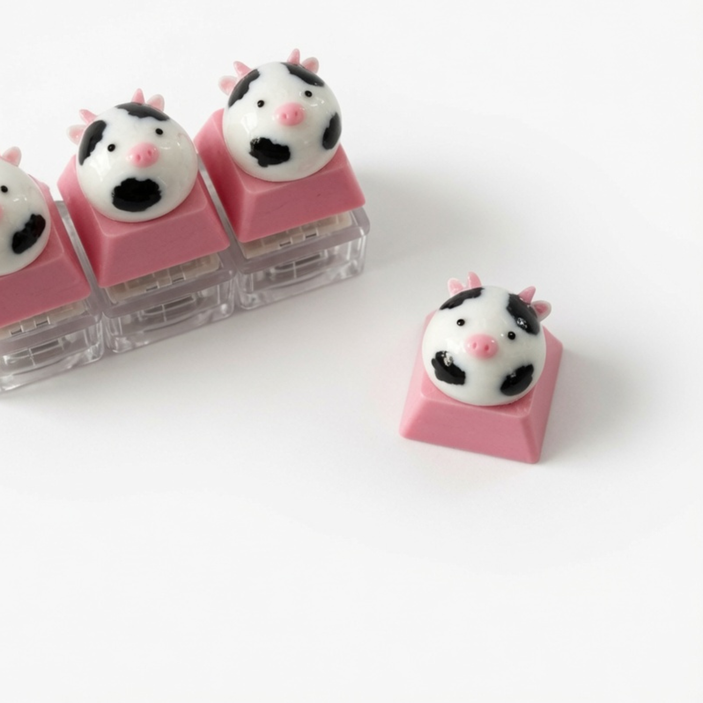 Mini Bun Squad Click & Glow Keychain