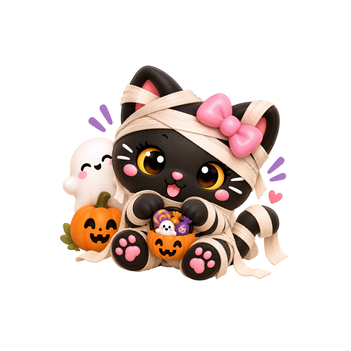 Koko Mini Bun 3-Sticker Pack