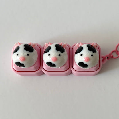 Missy Moo Cow Mini Bun Chunky Fidget Clicker