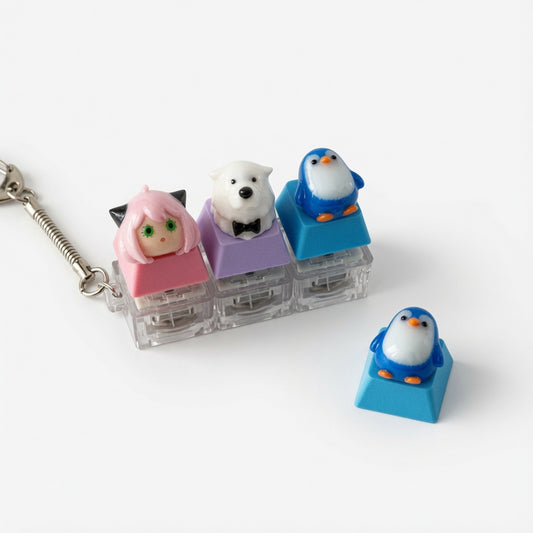Click & Glow LED Keychain
