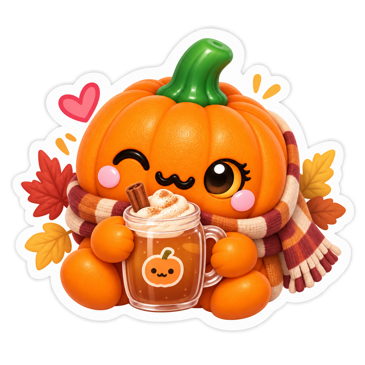 Peter Pumpkin Bun 5-Sticker Pack