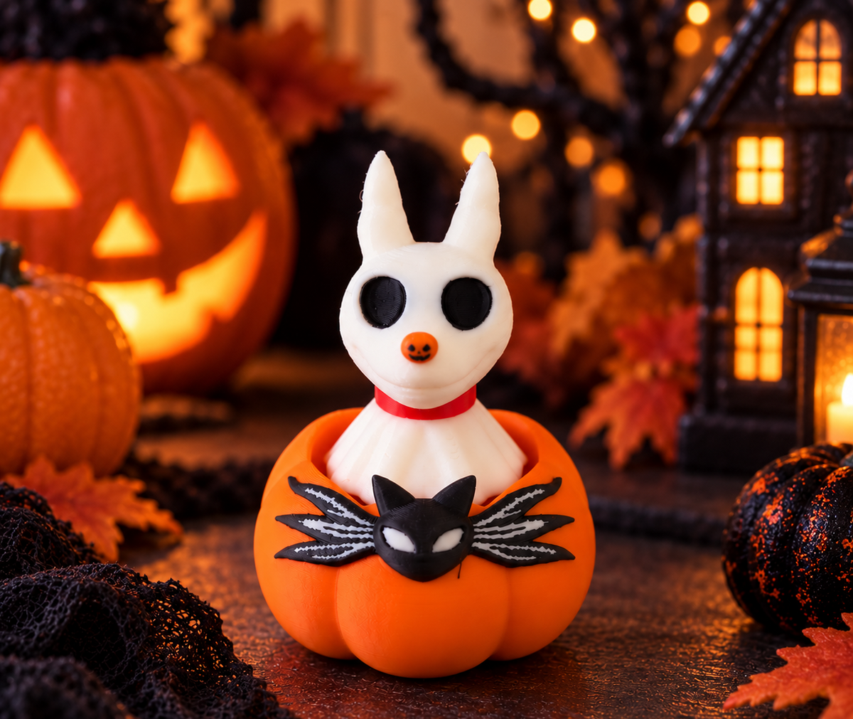 Jack's Ghost Dog Pumpkin Clicker