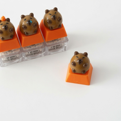 Mini Bun Squad Click & Glow Keychain