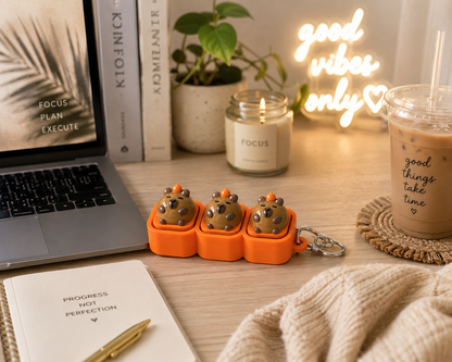Chloe Mini Bun Chunky Fidget Clicker