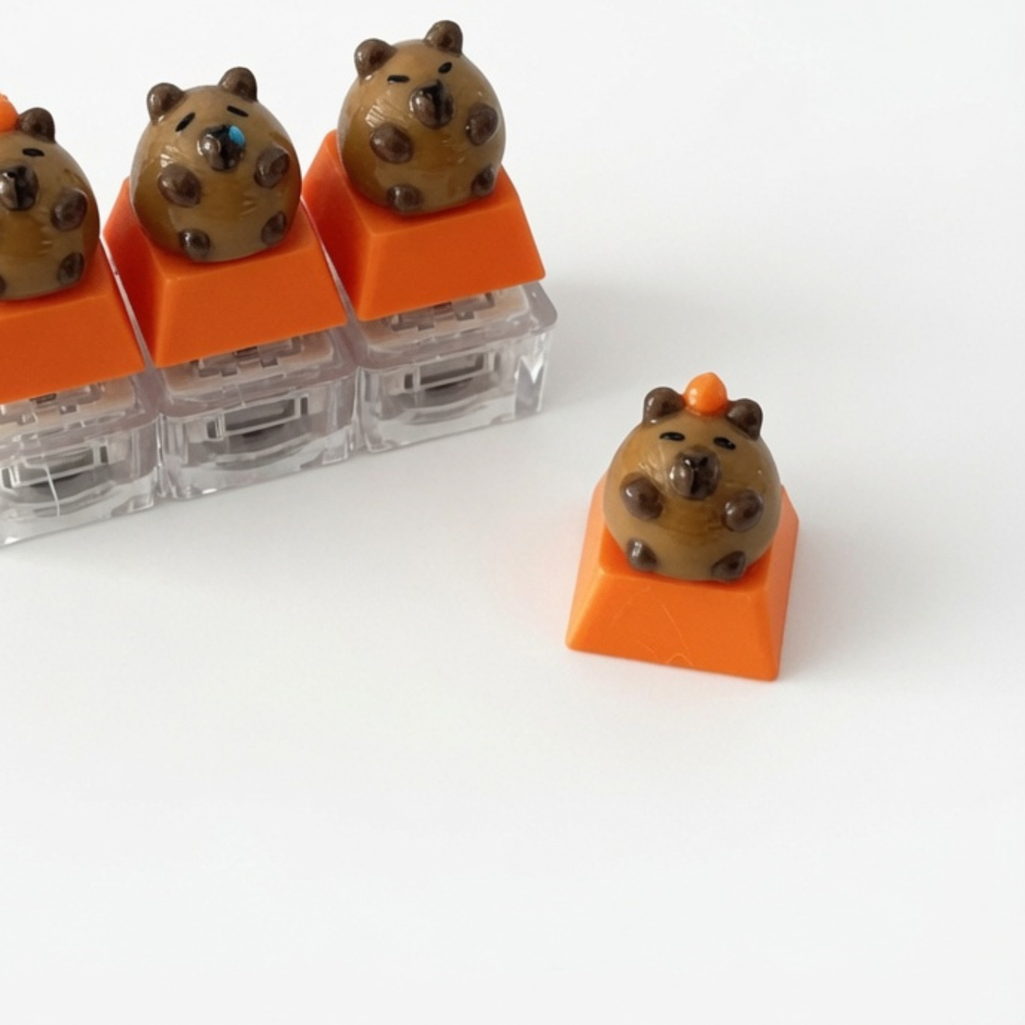 Mini Bun Squad Click & Glow Keychain
