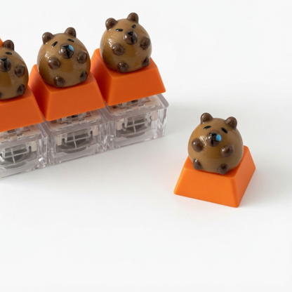 Mini Bun Squad Click & Glow Keychain