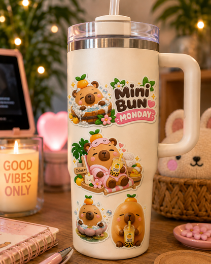 Mini Bun 5-Sticker Pack