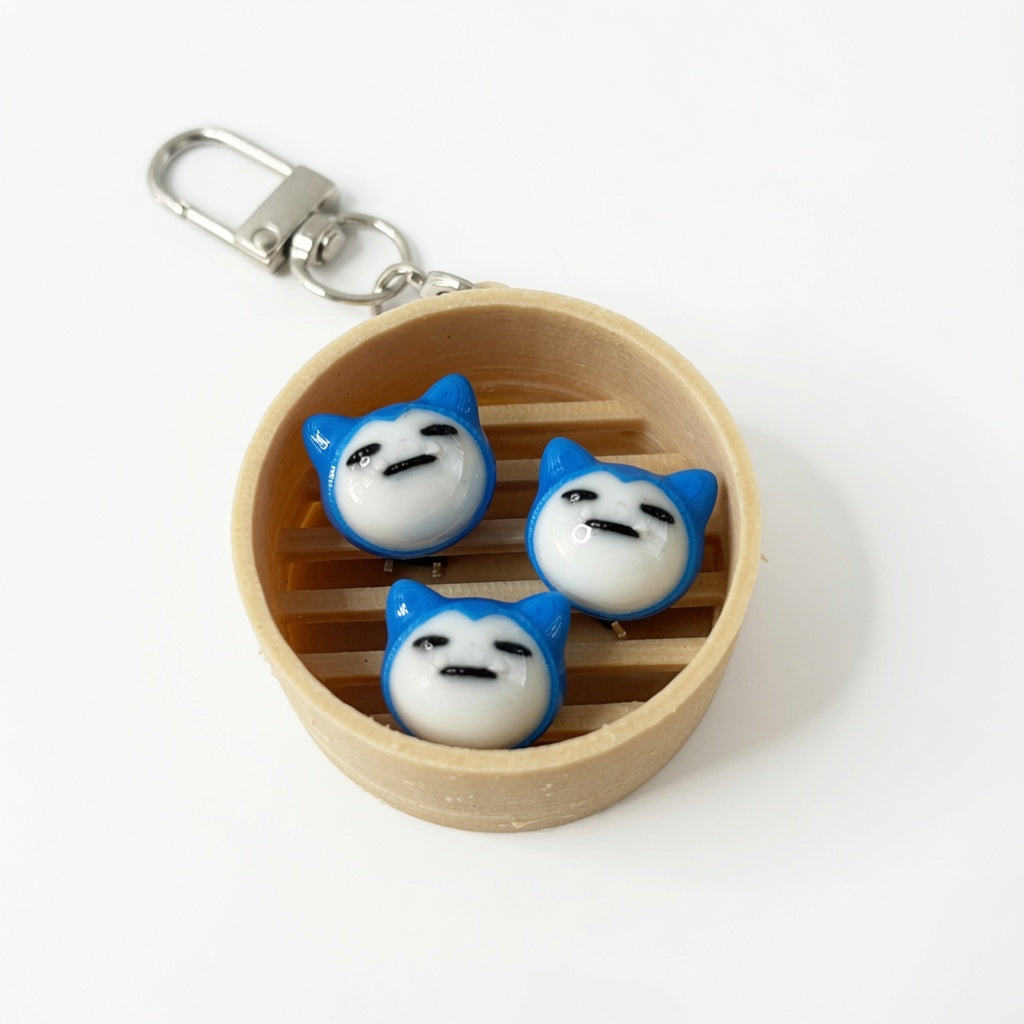 Build Your Own Dim Sum Clicker Keychain