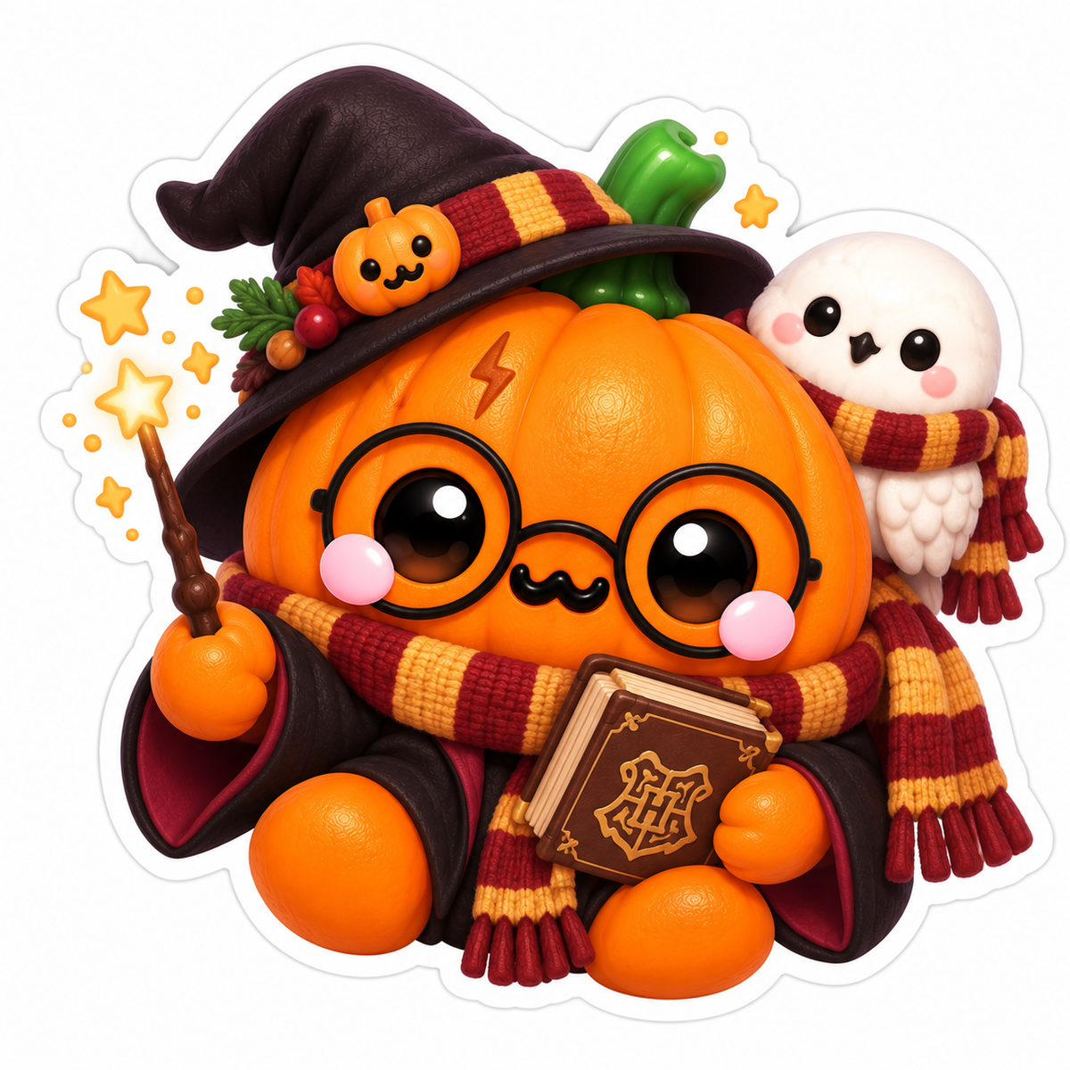 Peter Pumpkin Bun 5-Sticker Pack