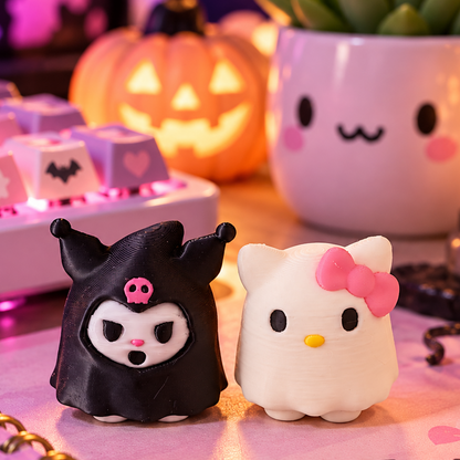 Ghost Kitty & Kuro Ghost Reaper Clickers