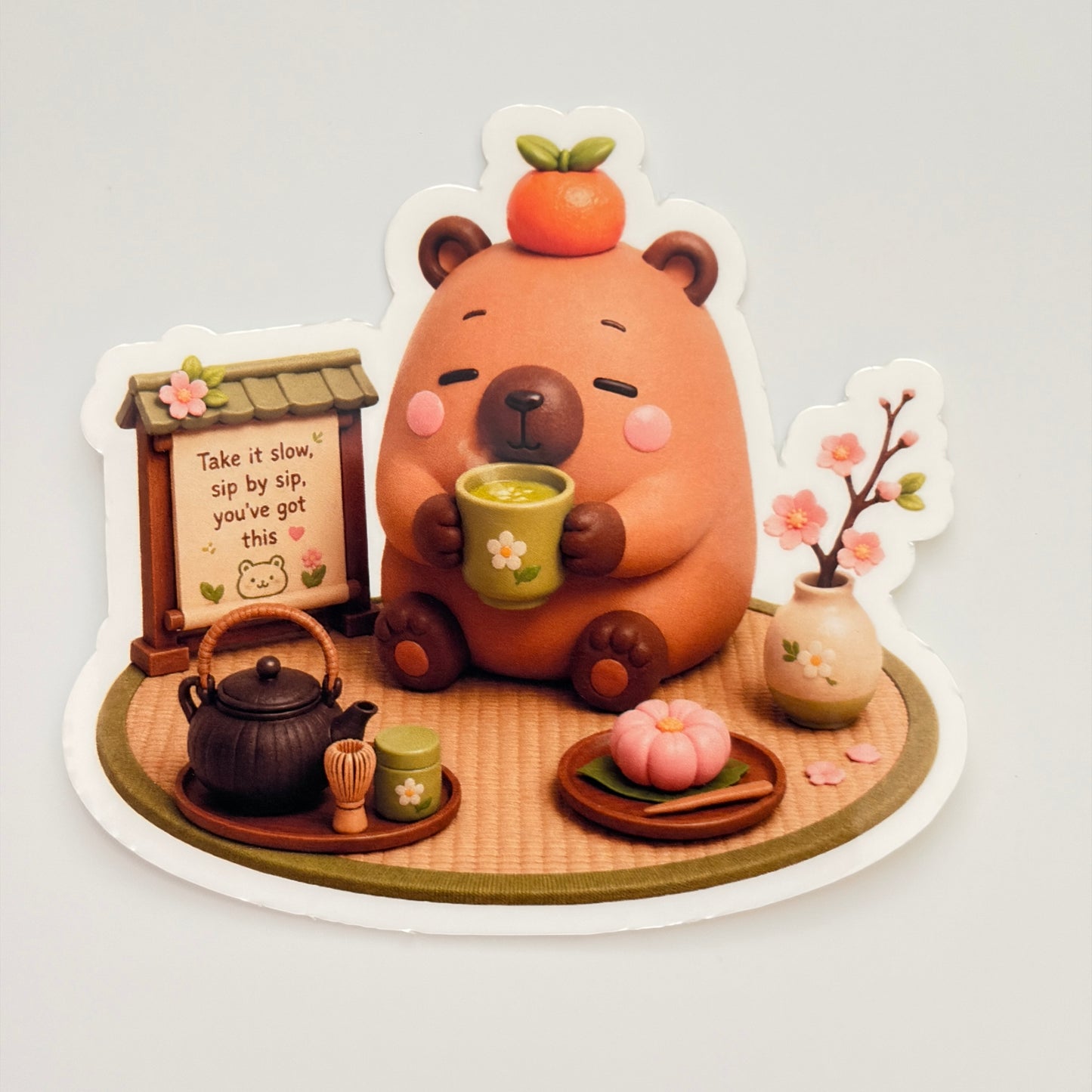 Mini Bun Sticker Single