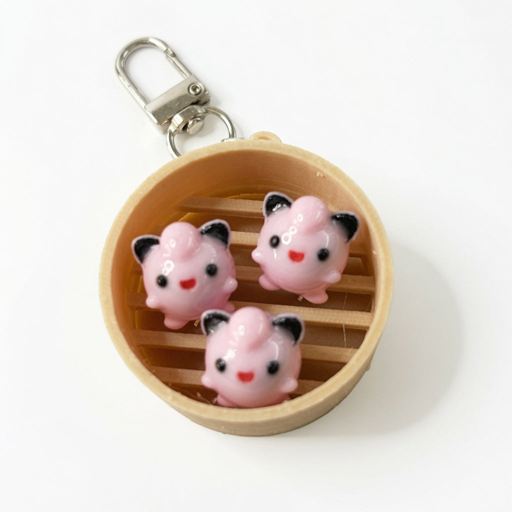 Build Your Own Dim Sum Clicker Keychain