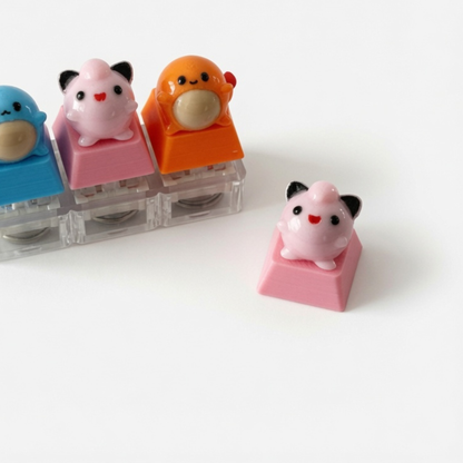 Mini Bun Squad Click & Glow Keychain