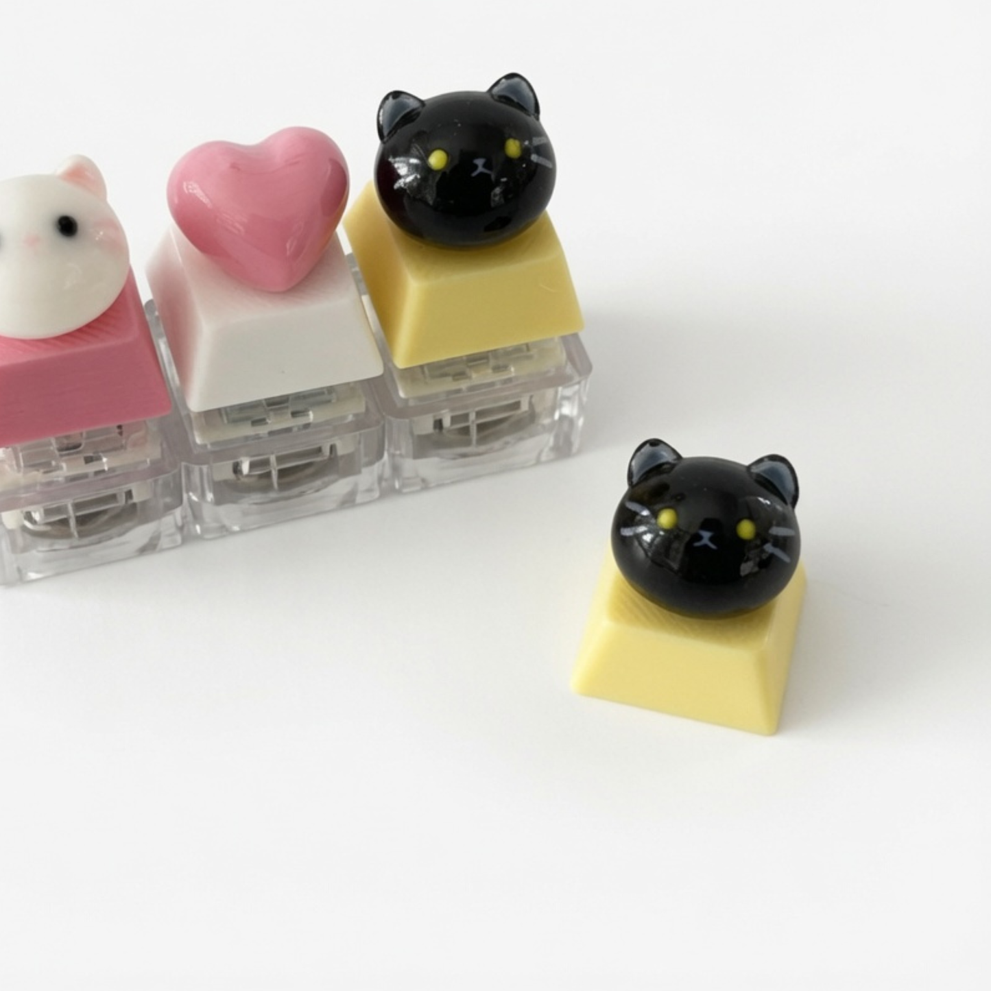 Mini Bun Squad Click & Glow Keychain