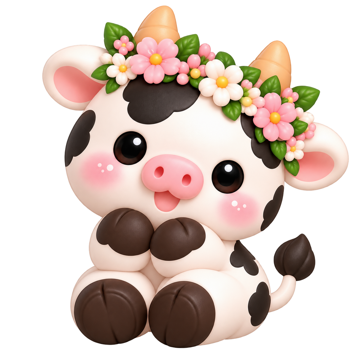 Missy Moo Cow Mini Bun 5-Sticker Pack