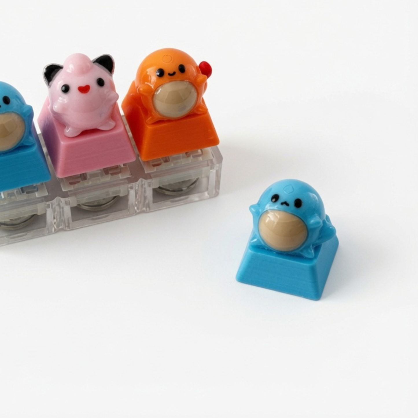Mini Bun Squad Click & Glow Keychain