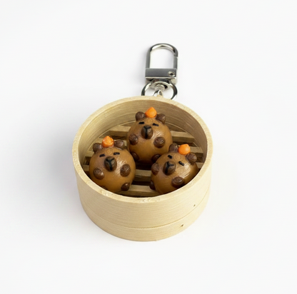 Dim Sum Clicker Keychain