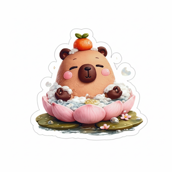 Chloe Meditating - White Background