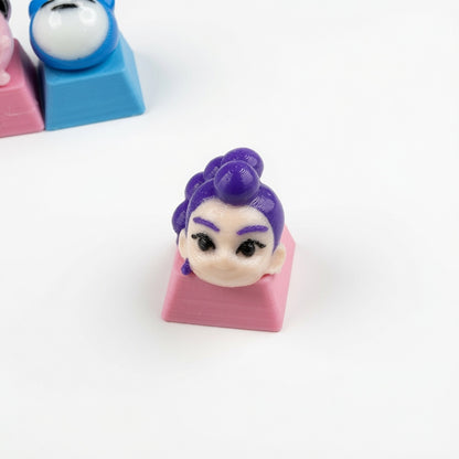 Mini Bun Squad Click & Glow Keychain