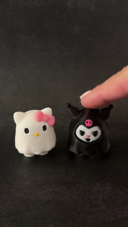 Ghost Kitty & Kuro Ghost Reaper Clickers