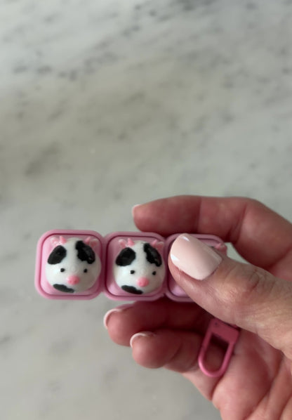 Missy Moo Cow Mini Bun Chunky Fidget Clicker